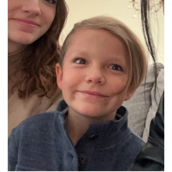 Crazy 8 Boys Pocket Pullover‎ Heather Navy Blue Size S 5-6 Ribbed Knit - Picture 8 of 8